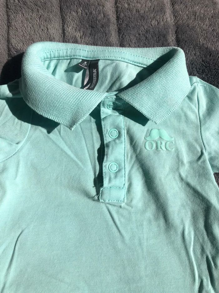 Body polo bébé garçon menthe Orchestra 9 mois - photo numéro 2