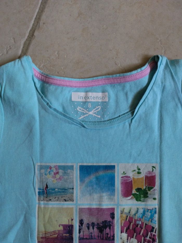 T shirt été fille 8 ans - photo numéro 3