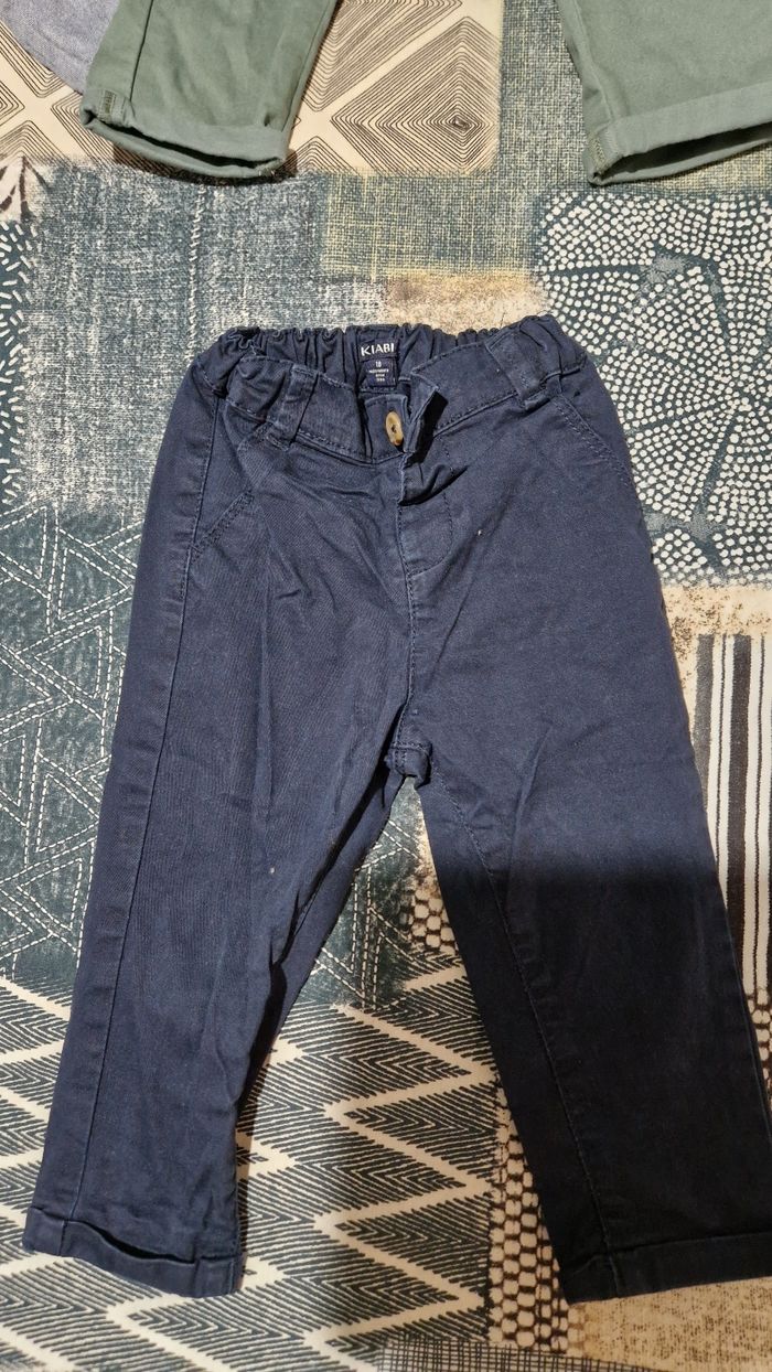 Lot de 4 pantalons garçon kiabi 18 mois
taille élastique réglable - photo numéro 6