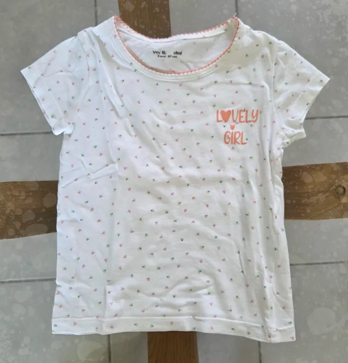 Lot de 2 maillots de corps taille 3 ans - photo numéro 2