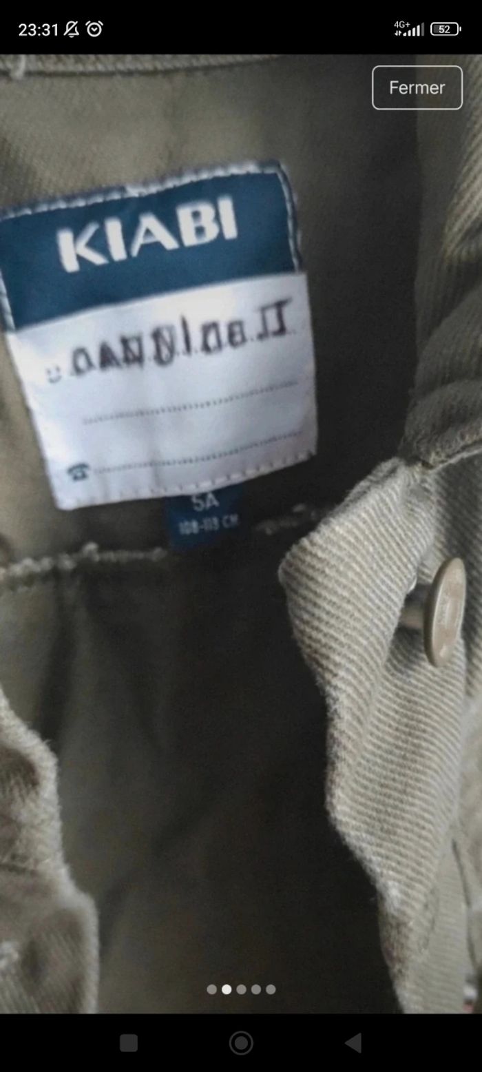 Veste en jean fille 4 ans - photo numéro 2