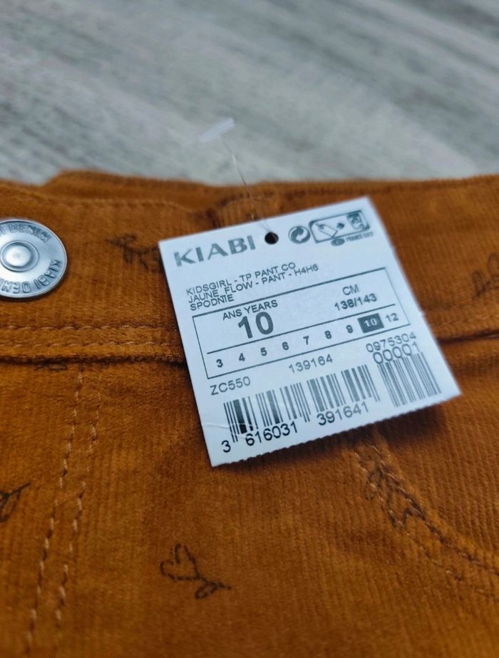 Pantalon velours fille - photo numéro 2