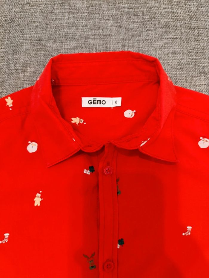 Chemise de Noël 🎅 Gémo 6 ans - photo numéro 2