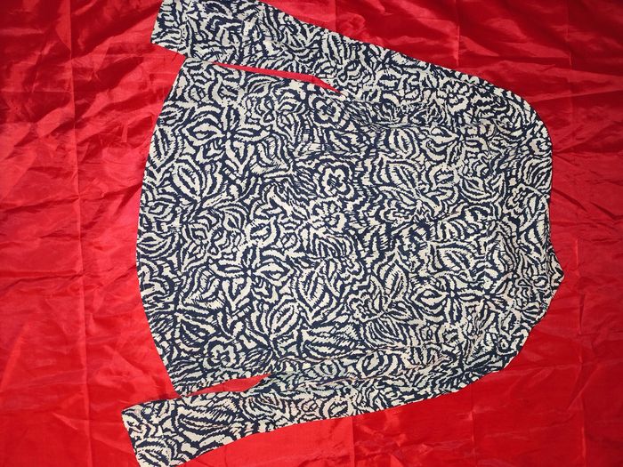 Chemise imprimée bleu marine Caroll 36 - photo numéro 5