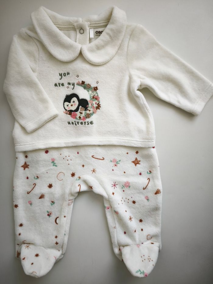 Lot de pyjamas bébé fille 1 mois - photo numéro 3