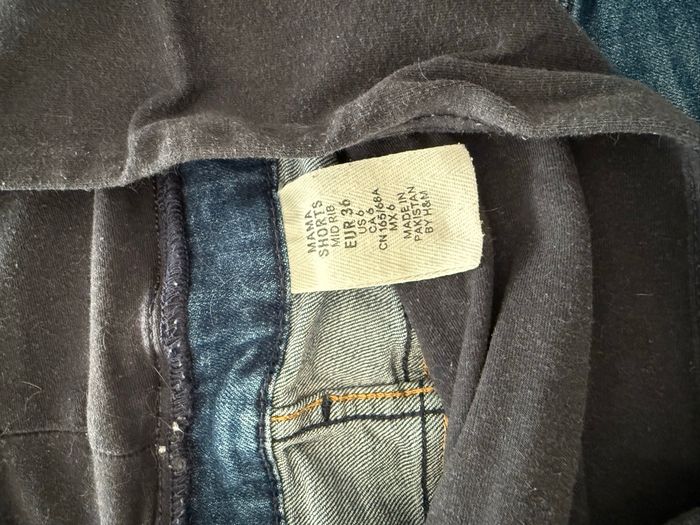 Joli short jeans femme grossesse maternité T36 H&M mama - photo numéro 5