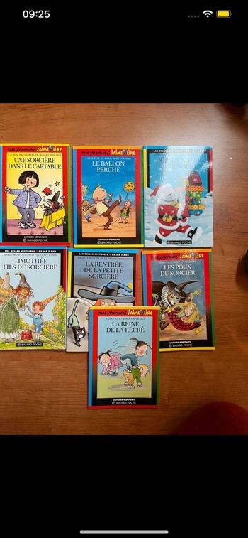 1 lot de 7 livres