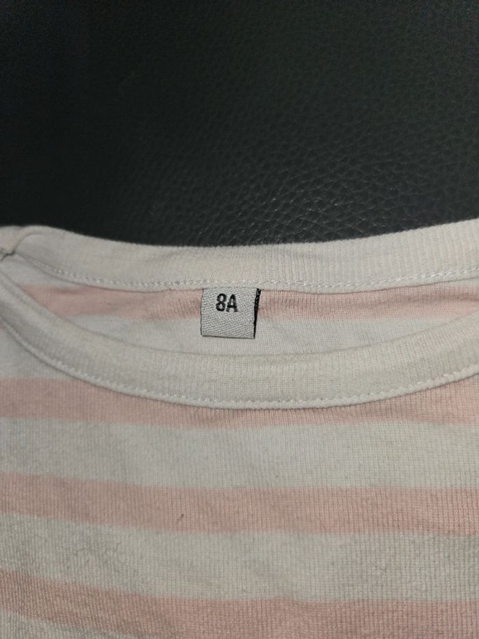 Tee-shirt manche longue fille 8 ans - photo numéro 2