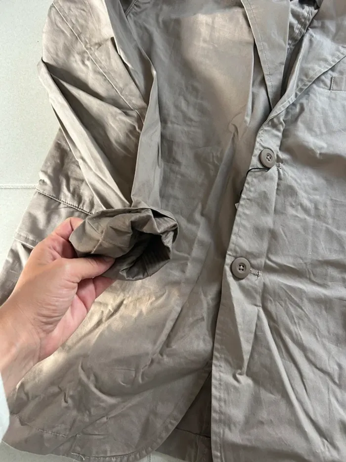 Blazer Zara homme beige taille S - photo numéro 3