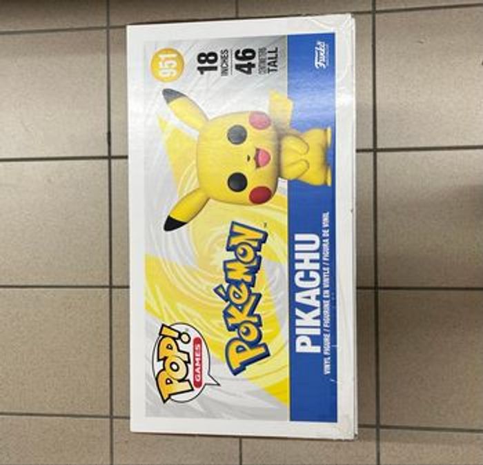 Pop xxl ! Pikachu Géant  Pokémon 951 - 46cm - photo numéro 2