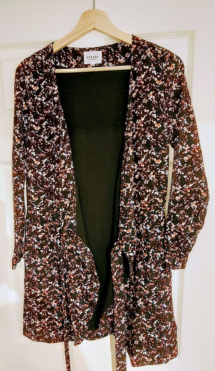Robe Sézane Estelle soie 36 - photo numéro 3