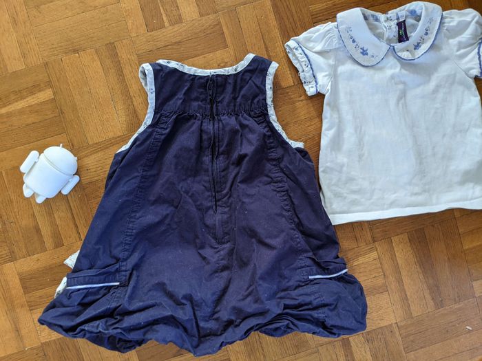 Ensemble chemisier robe Sergent major 6 mois - photo numéro 4