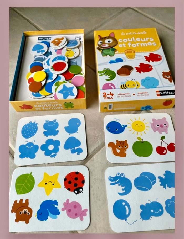 Jeu nathan couleurs et formes parfait état - photo numéro 3