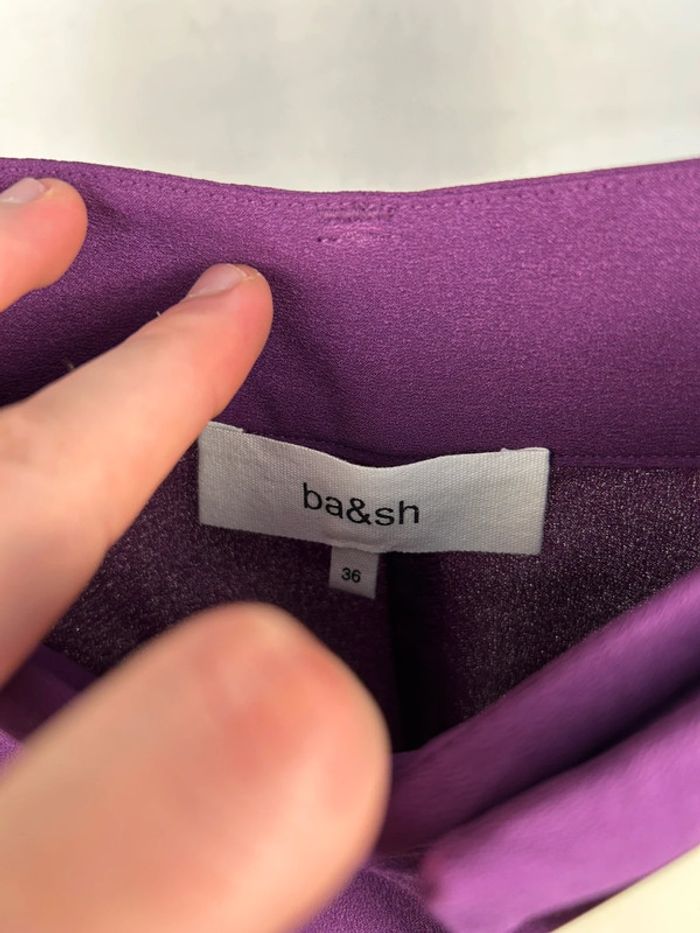 Pantalon large Violet Ba&sh 36 / S neuf - photo numéro 4