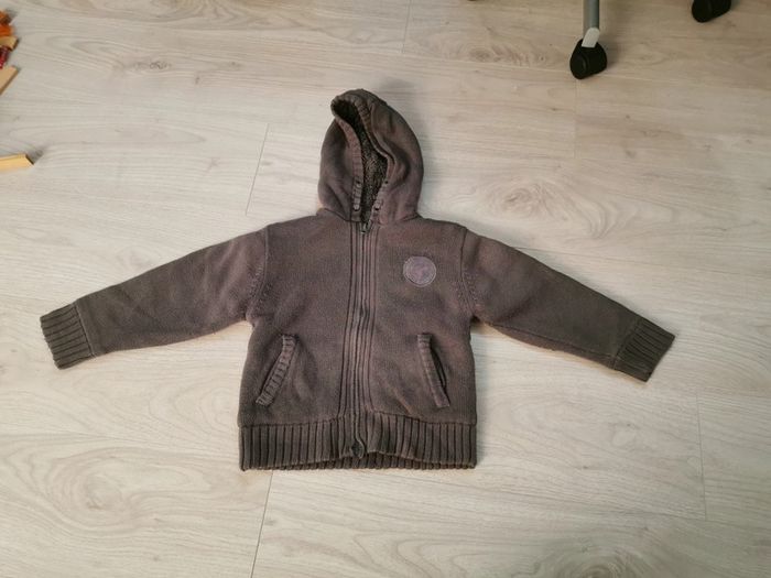 Gilet epais vert baudet