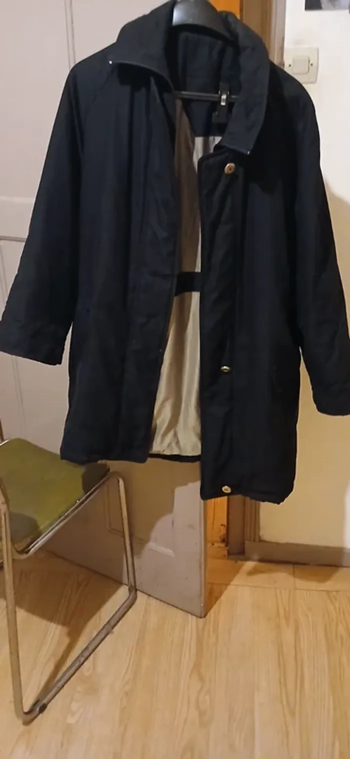 Long manteau noir