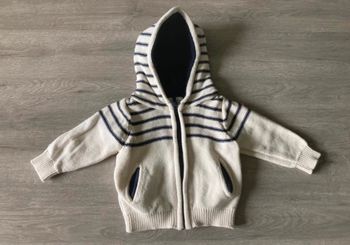 Gilet à capuche tape à l’œil 3 mois