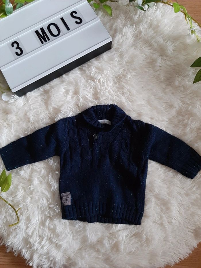 Ensemble salopette velours et pull épais - photo numéro 5