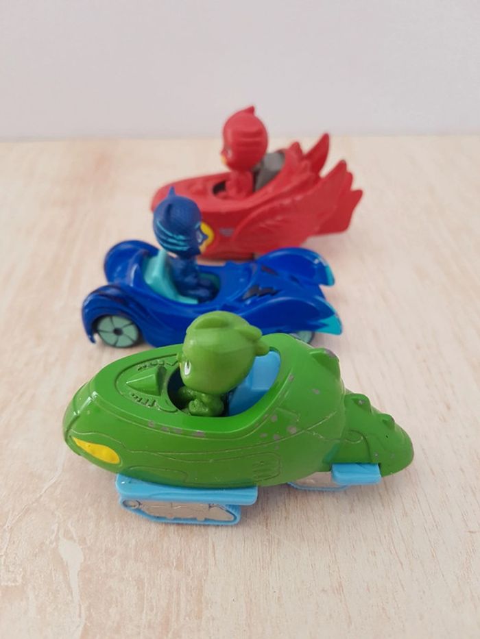 3 Véhicules métal héros PJmasks - photo numéro 5