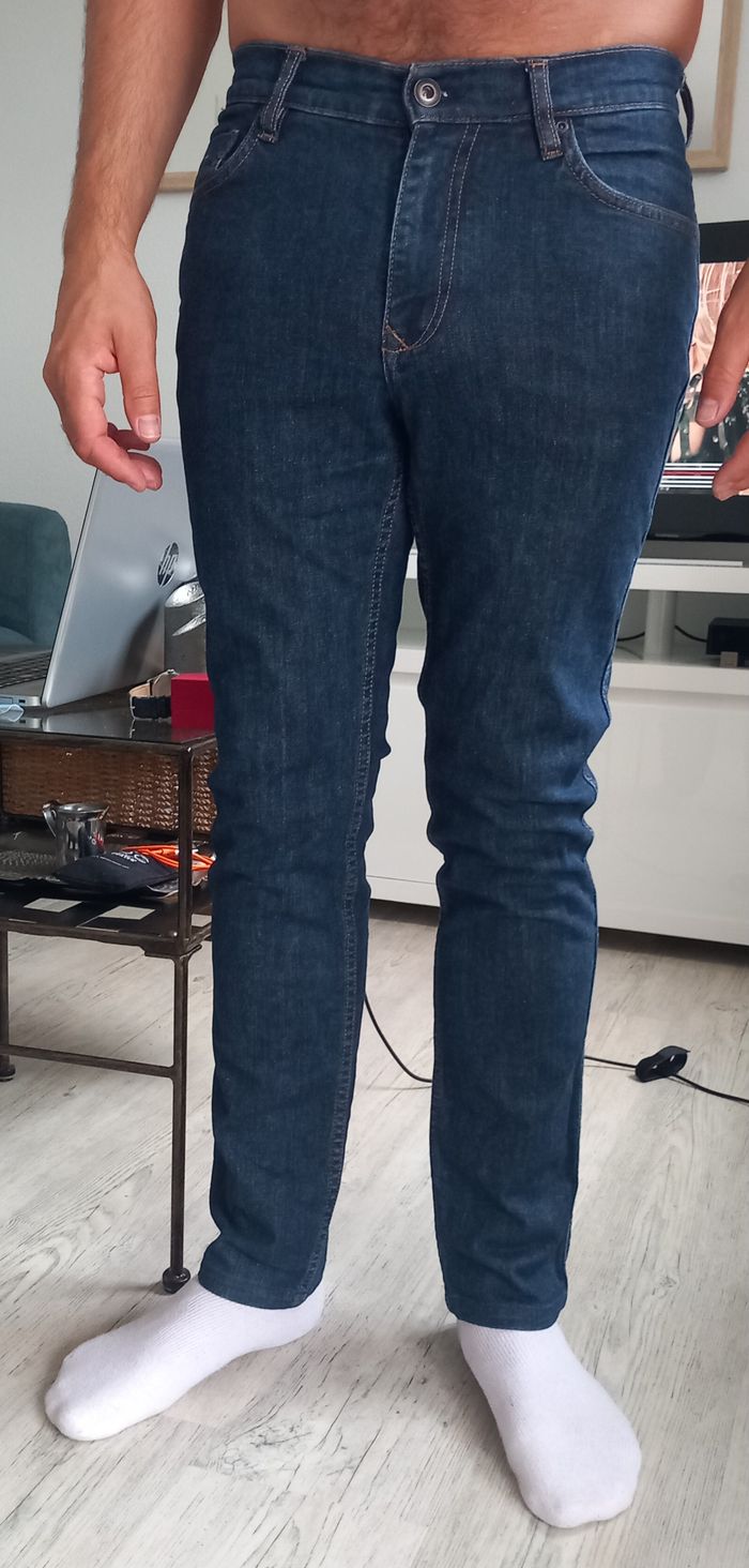 jean MANGO bleu