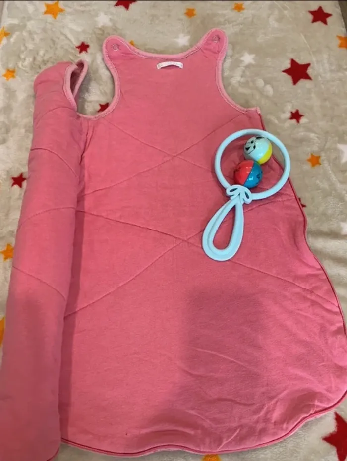 Lot Gigoteuses hiver 0-6 mois + Tour de Lit Coordonné Velours Rose Babies’R’Us - photo numéro 19