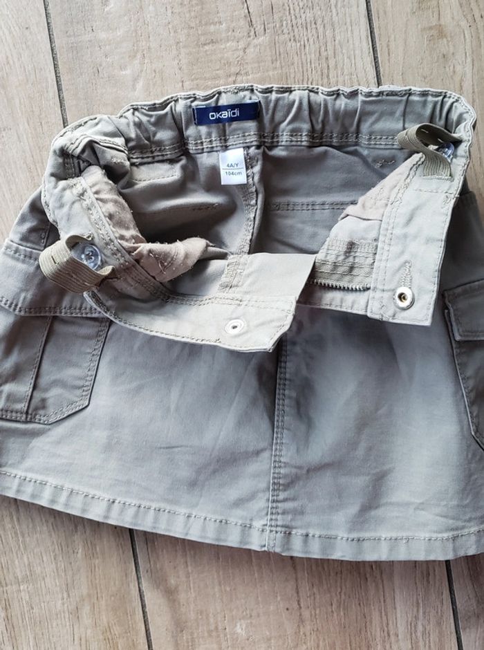 Jupe Okaïdi kaki 4 ans - photo numéro 2