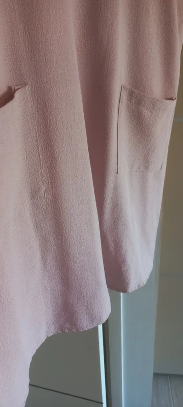 Robe courte fluide style salopette - photo numéro 3