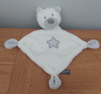 Doudou plat Ours - Sauthon