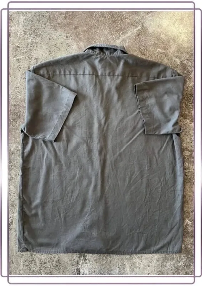 Chemise grise manches courtes été homme Dickies taille XL Men shirt Herrenhemd Camicia uomo - photo numéro 4