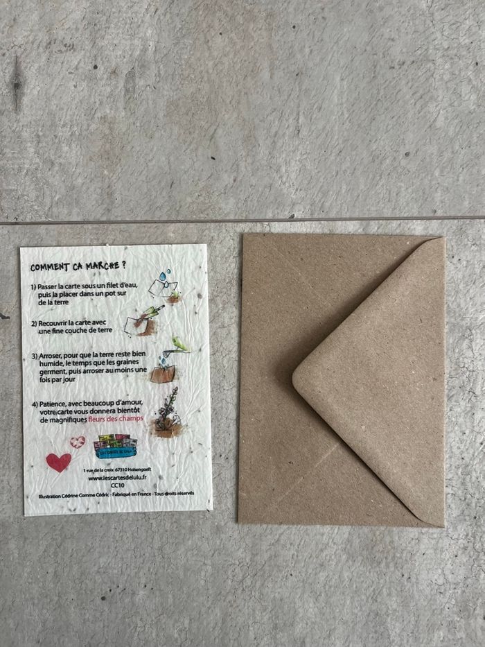 Carte à planter je t’ai dit que je t’aime - photo numéro 2