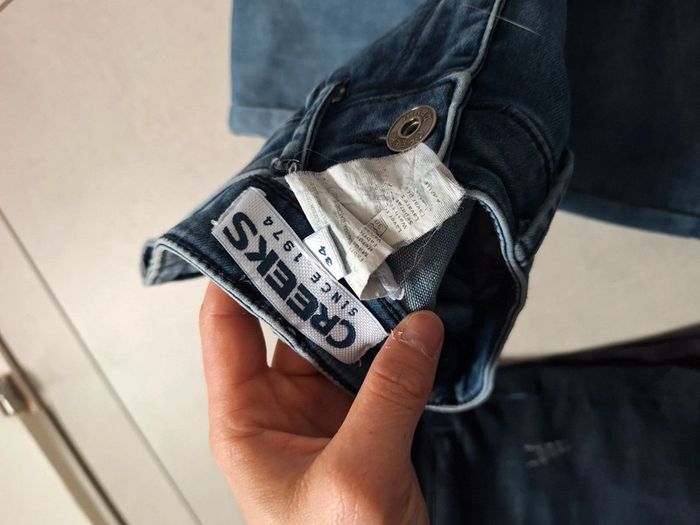 Lot 7 jeans t34 femme bleus et noirs - photo numéro 4