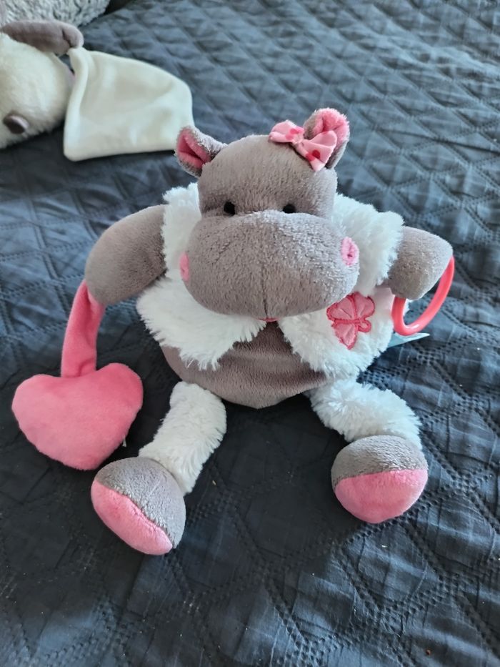 Lot peluches Baby Nat Hippopotame - photo numéro 4