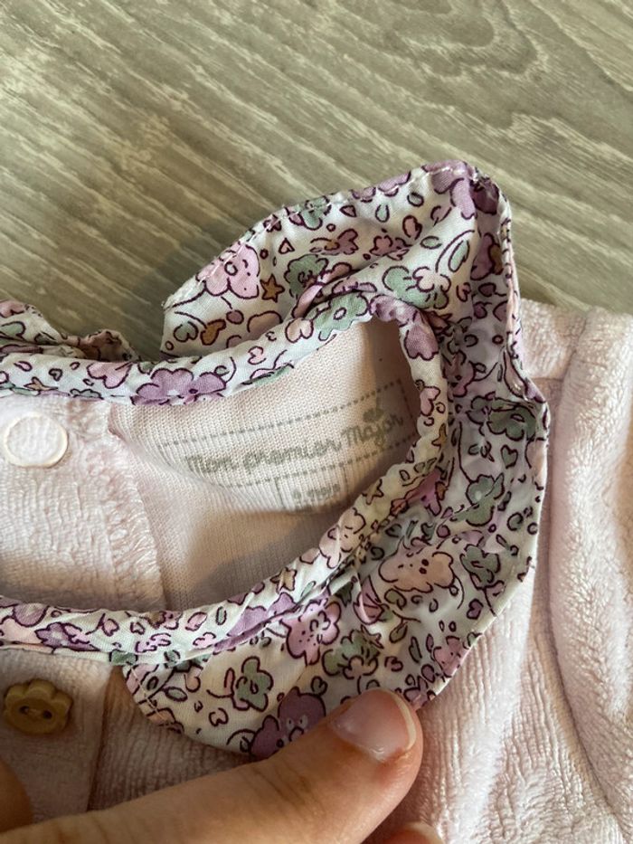 Pyjama grenouillère fille sergent major 6 mois rose - photo numéro 2