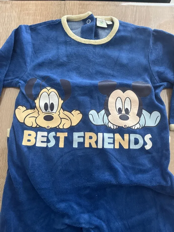 Pyjama 1 pièce Mickey et pluto - photo numéro 2