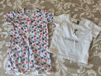 Combi petit bateau 1 mois 
