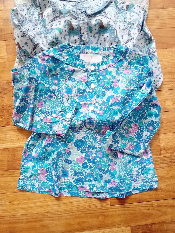 Chemises 24 mois garçon liberty - photo numéro 2