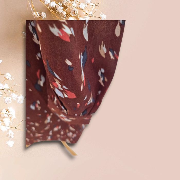Robe marron fluide Betty London – Taille S - photo numéro 3
