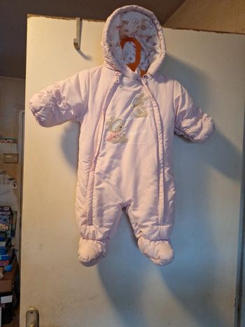 Combinaison pilote chaude hiver 6 mois 67cm