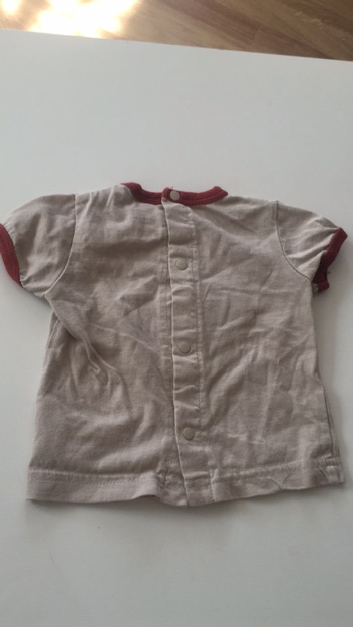 Teeshirt à manches courtes beige cars - photo numéro 3