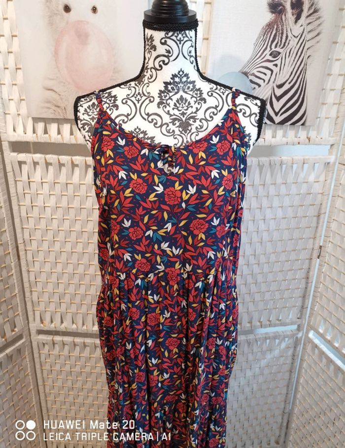 đJolie robe longue Ă fines bretelles femme T46 inextenso đ - photo numĂ©ro 3