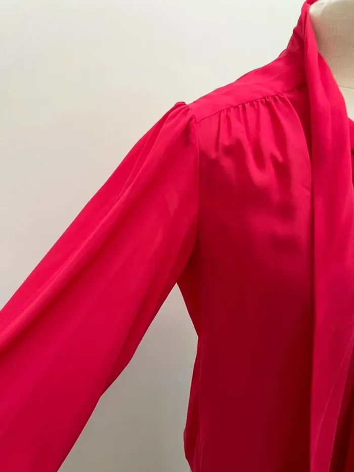 Superbe Chemisier rose vrai Vintage 🌸 42 - photo numéro 4