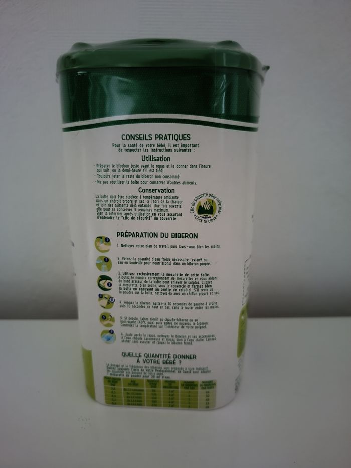 Lait 1er âge en poudre - BLEDILAIT - Boite de 900 g - photo numéro 2