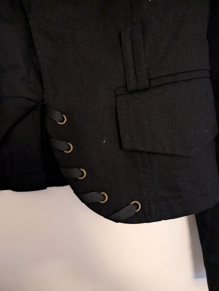 Veste mi-saison en lin et coton - photo numéro 5