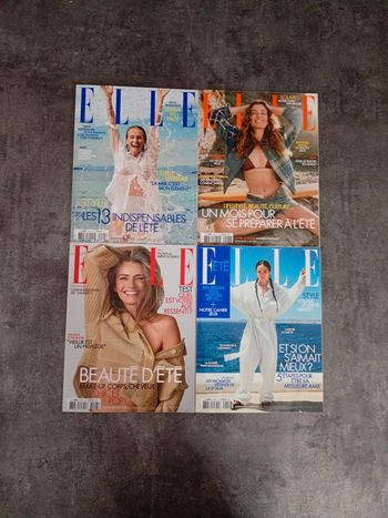 Lot magazines Elle été 2025
