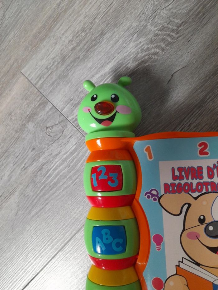 Livre d'éveil rigolotronique fisher price - photo numéro 7