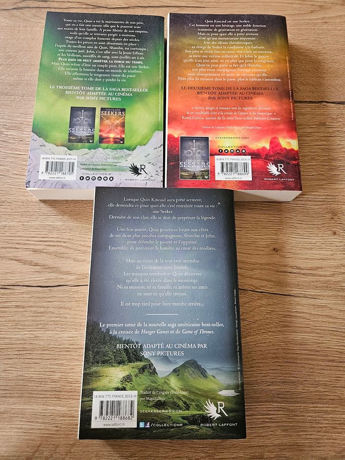 Les clans Seekers (3 tomes) de Arwen Elys Dayton
3 tomes - photo numéro 5