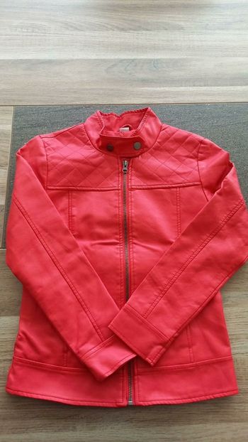 Veste en simili cuir