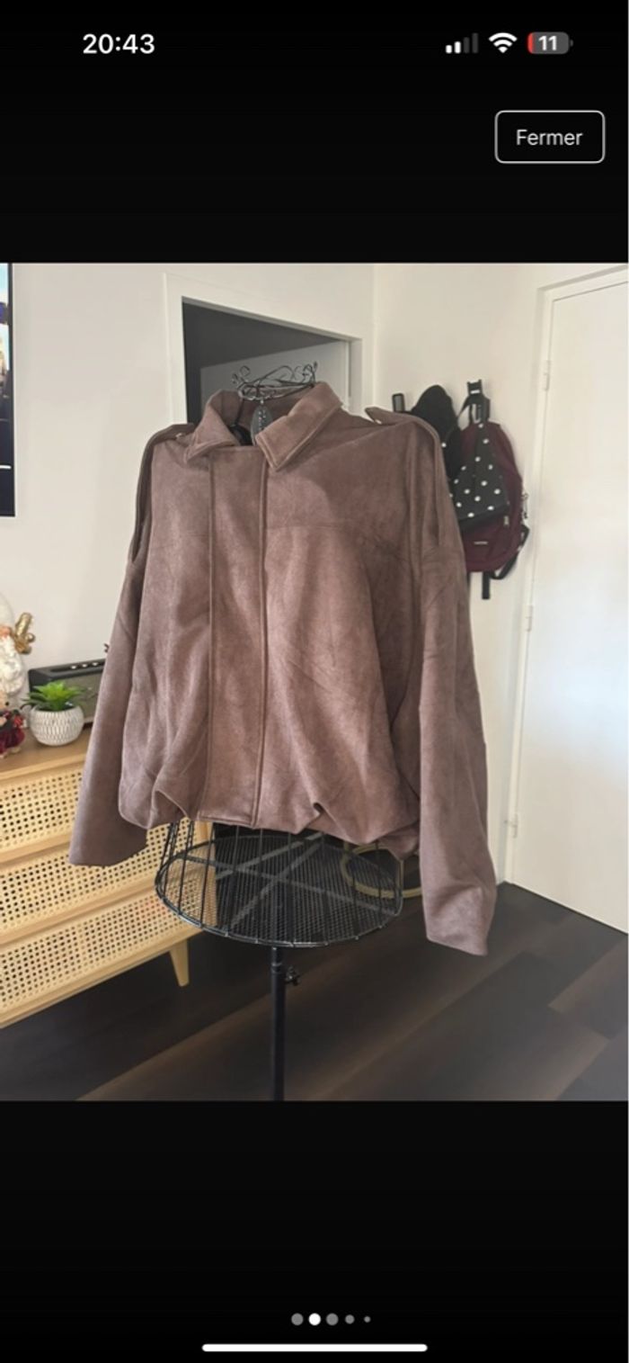 Veste marron (dupe Zara)