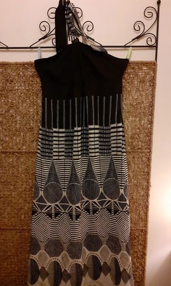 Robe imprimé ethnique N&B Promod