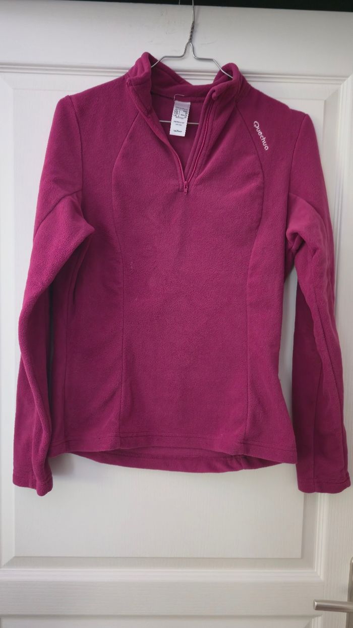 Polaire rose fuschia